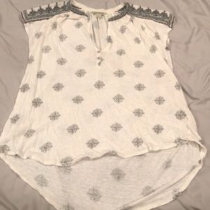 High Low Lucky Brand Tee